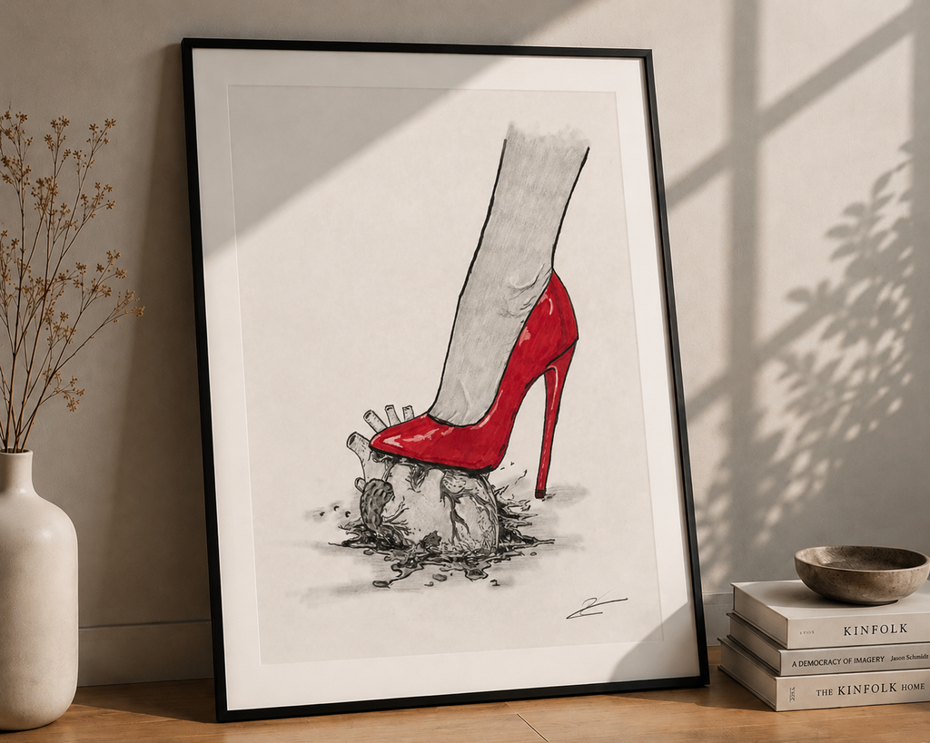 Beautiful Rage- Framed Print