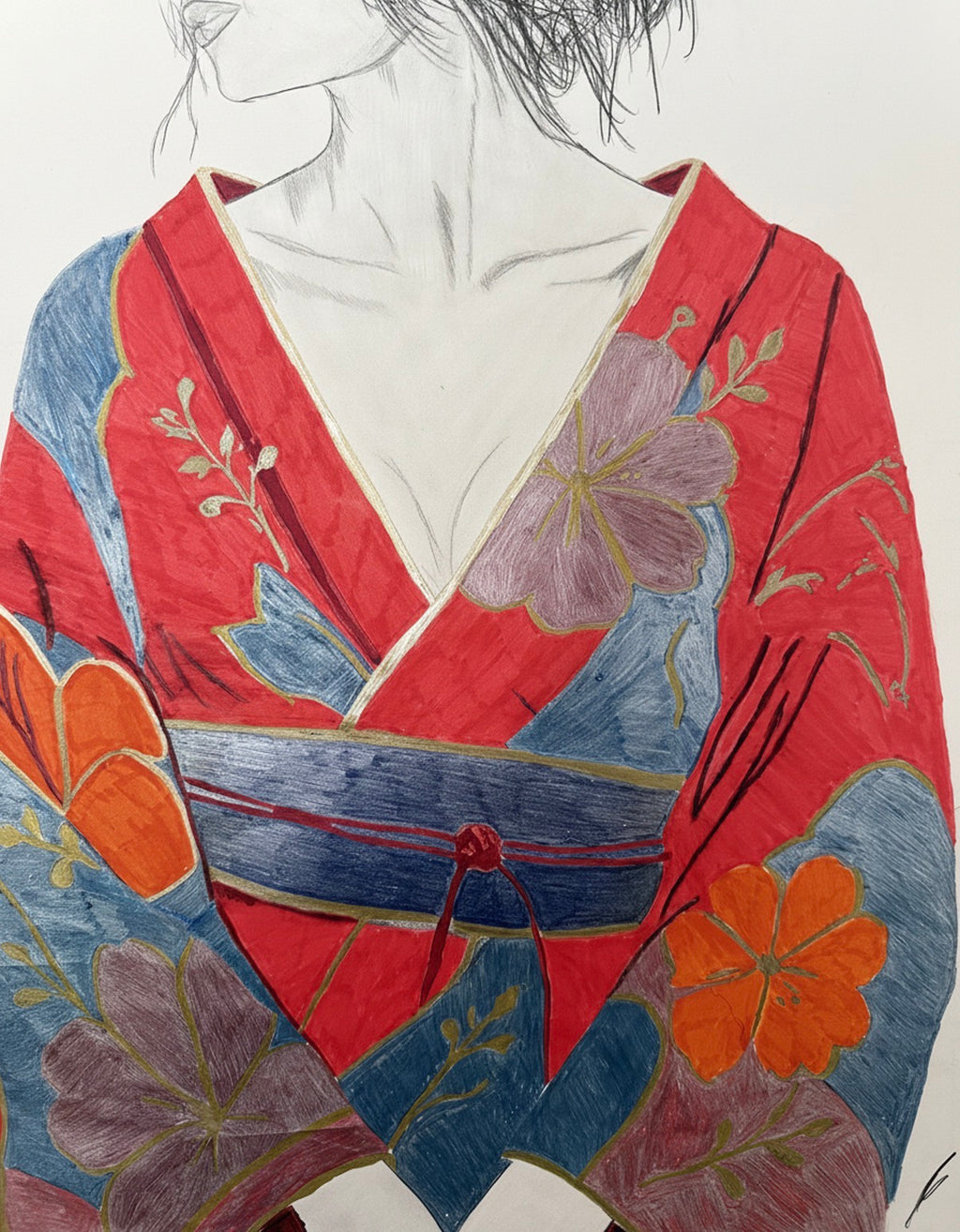 Grace In Silk - Fine Art Print