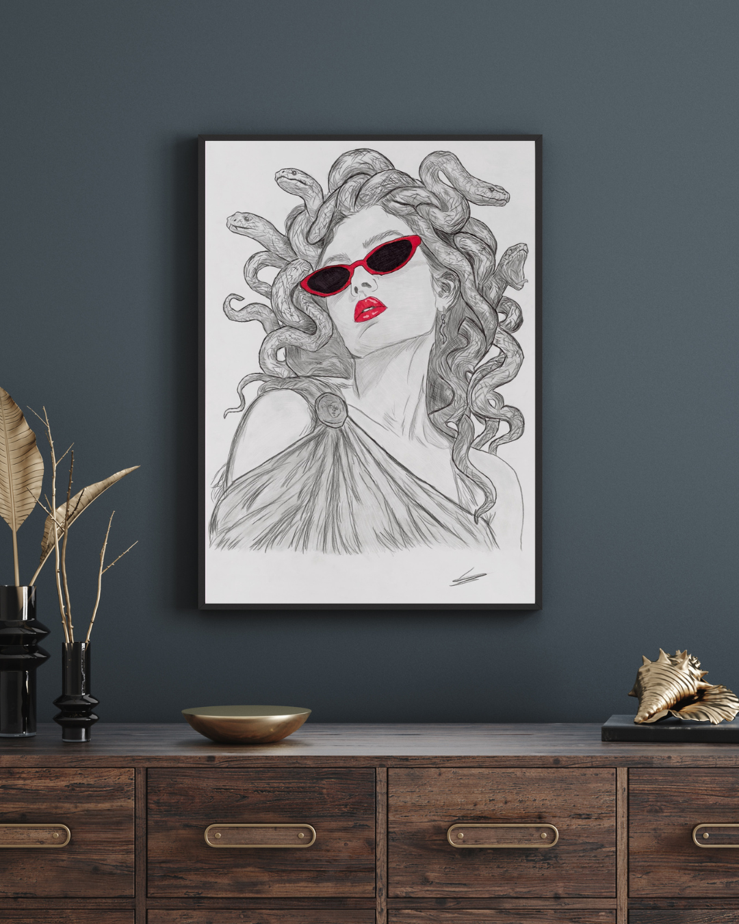 Premium Wooden Framed Poster With Museum-Quality Matte Paper