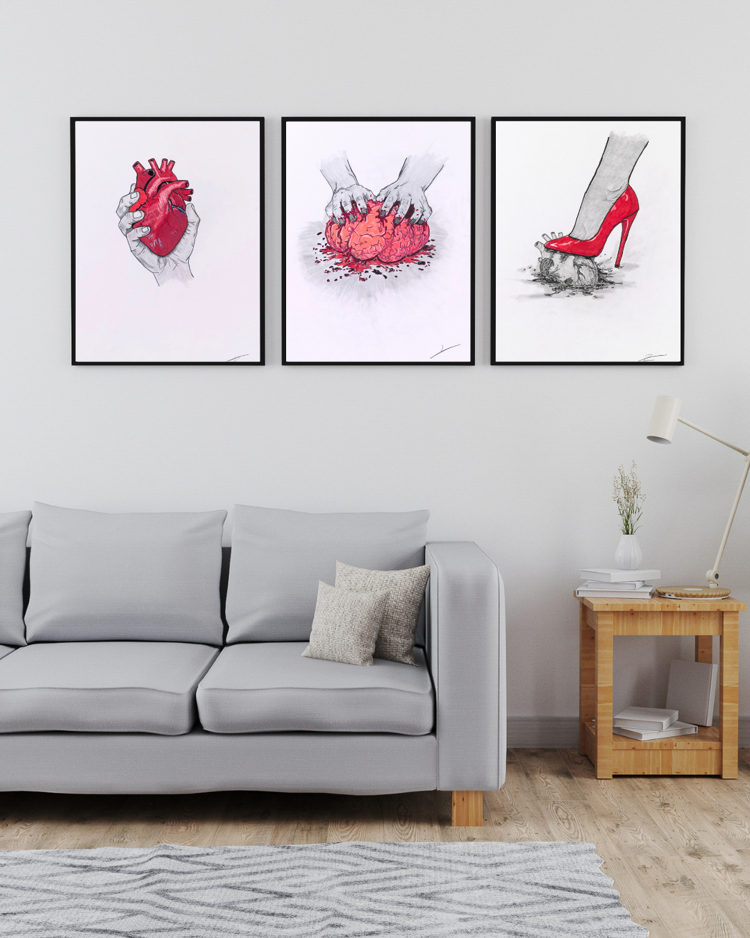 Beautiful Rage- Framed Print